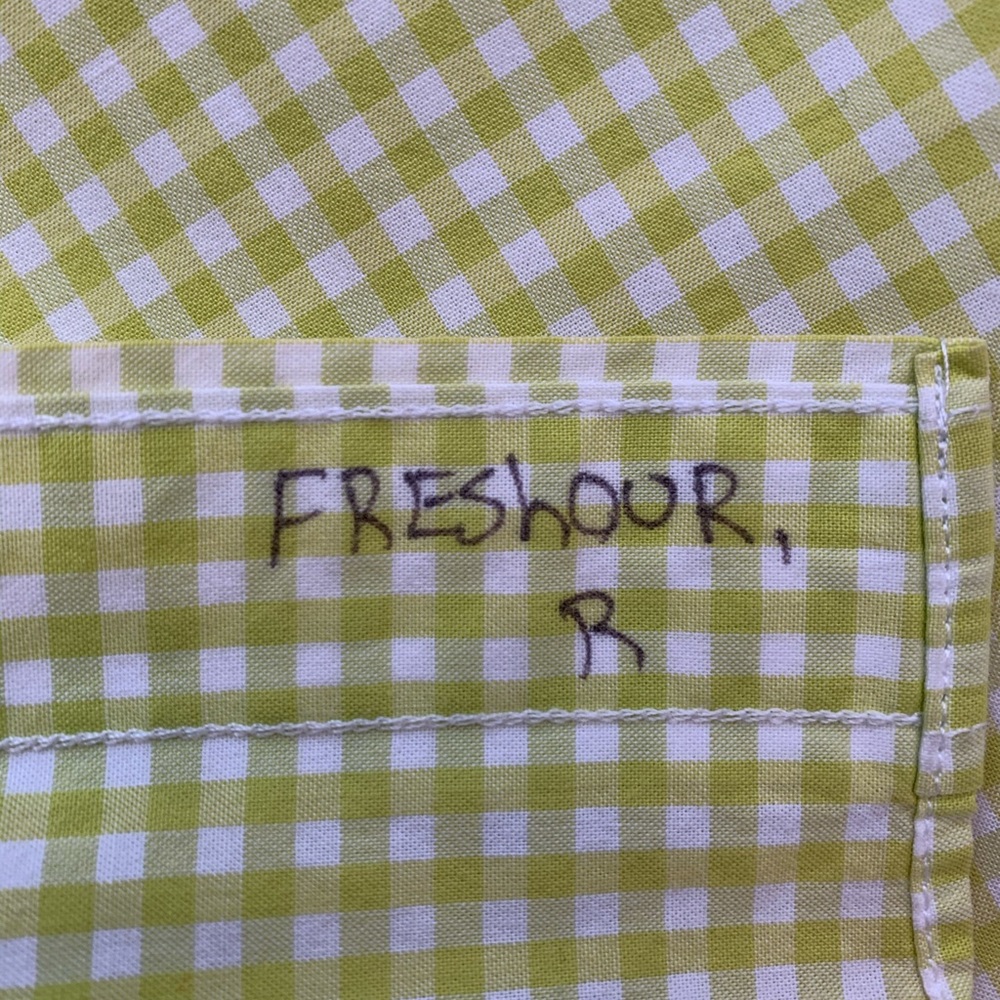 J. Crew Lime Green Gingham Button-Down Casual Shirt - Picture 8 of 8